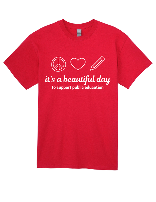 Red for ED ☮️❤️✏️